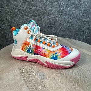 Moolah Kids' Grade School Press Break V2 Basketball Shoes Youth Size 6.5 Rainbow